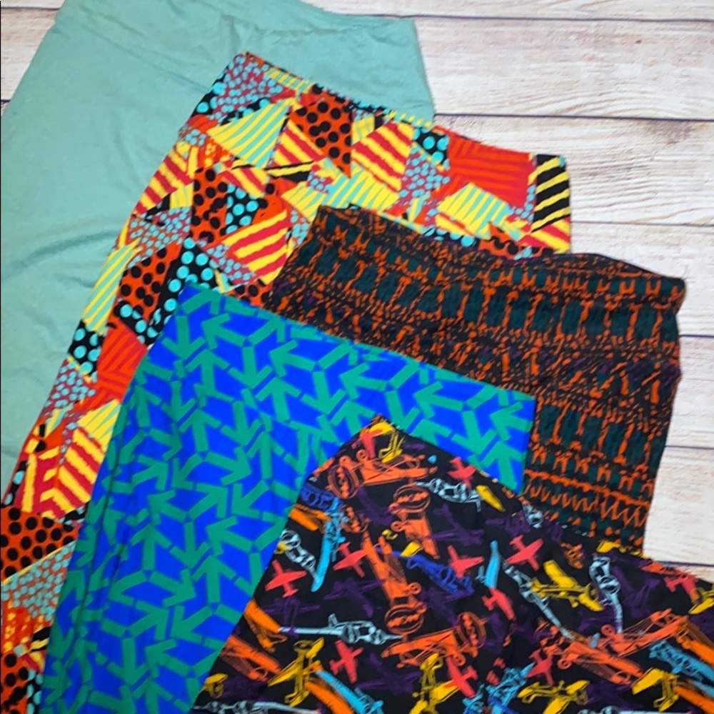 NEW Lularoe Bundle Of OS Leggings.